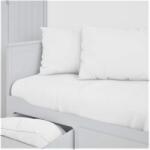 Kotonia Home Cearsaf de pat 1 persoana Kotonia Home Hotel, Ranforce 100% bumbac, alb 150 x 240 cm (000336-150)