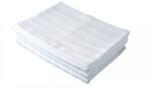 Kotonia Home Cearceaf pat Damasc, dungi late, 100% bumbac, 220x240cm, de culoare alba (000362-220)