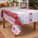 Kotonia Home Fata de masa Kotonia Home- Rustic, 100% bumbac, 150x220 cm, T12 (000124-220) Fata de masa
