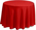 Kotonia Home Fata de masa Kotonia Home - rotunda cu diametrul 240 cm, Damasc Saten DeLux, 100% bumbac, rosu (002240) Fata de masa