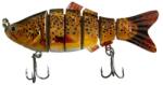 EMC ONSHOP Momeala artificiala, Vobler Articulat, 6 segmente, 10 cm, 2 Carlige, Maro (ML-27-68)
