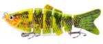 EMC ONSHOP Momeala artificiala, Vobler Articulat, 6 segmente, 10 cm, 2 Carlige, Verde (ML-A-27-68)