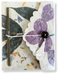 EMC ONSHOP Jurnal Lokta Bougainvillea, Handmade, Mediu, 15 x 12 cm, 45 file, Violet (Lokta-10)