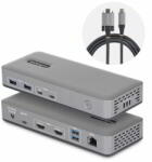 StarTech - Kétmonitoros USB-C dokkolóállomás, HDMI, 4K 60Hz, 100 W-os laptoptöltés - 196UE-USBC-DOCK (196UE-USBC-DOCK)