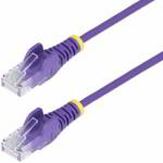StarTech - 50 cm-es lila vékony CAT6 Ethernet kábel - N6PAT50CMPLS (N6PAT50CMPLS)