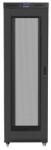 Lanberg - NET 19" szabadonálló rack szekrény 42U/800X1200 perforált ajtó, lapraszerelt, LCD kijelző, fekete V2 (TÚLMÉRETES ÁRU) (FF01-8242-23BL) (FF01-8242-23BL)
