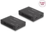 Delock - HDMI hosszabbító készlet Cat. 6 kábelen keresztül 4K 60 Hz 50 m - 65955 (65955)