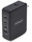 StarTech - 140 W-os USB-C fali töltő, 3x USB-C/1x USB-A, PD 3.1 International GaN töltő MacBook/Dell XPS/Inspiron készülékekhez - 3114GCU-WALL-CHARGER (3114GCU-WALL-CHARGER)