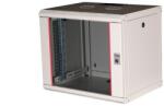 Equip Fali Rackszekrény - EPM-09-6045-G-CBAA (19", 9U, 600x450mm, előre szerelt, szürke) (EPM-09-6045-G-CBAA) - firstshop