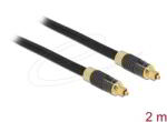 Delock - TOSLINK sztenderd kábel apa - apa 2 m - 86593 (86593)