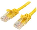 StarTech - 45PAT50CMYL UTP CAT5e Patch kábel 0.5m Sárga (45PAT50CMYL)