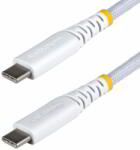 StarTech - 15 cm-es fehér USB-C töltőkábel, 60 W (3 A) PD - USB2CC15CMNCBRWH (USB2CC15CMNCBRWH)