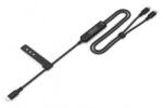ASSMANN Assmann-DIGITUS USB-C 2in1 töltőkábel, 140W, 1.8m - AK-300170-018-S (AK-300170-018-S)