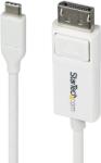 StarTech - USB-C - DisplayPort 1.2 kábel kétirányú - CDP2DP2MBW (CDP2DP2MBW)