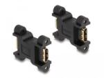 Delock - HDMI-adapter anya-hüvelyhez csavaros csatlakozással - 66068 (66068)
