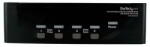 StarTech - 4 portos DVI VGA kétmonitoros KVM kapcsoló USB hanggal és USB 2.0 elosztóval - SV431DDVDUA (SV431DDVDUA)