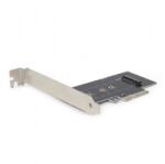 Gembird - M. 2 SSD adapter PCI-Express bővítőkártya, extra alacsony profilú konzollal - PEX-M2-01 (PEX-M2-01)