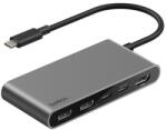 Belkin - CONNECT 5 portos USB-C dokkoló dupla USB-C porttal - AVC022HQSGY (AVC022HQSGY)