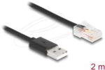 Delock - UPS kommunikációs kábel A-típusú USB 2.0 - USB RJ50 2 m - 67016 (67016)