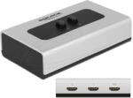 Delock - 4K HDMI 2 portos manuális kétirányú kapcsoló - 87663 (87663)