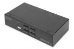 Assmann Assmann-DIGITUS KVM kapcsoló, 4 portos, egykijelzős, 4K, HDMI - DS-12880 (DS-12880)
