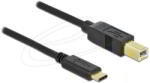 Delock - USB 2.0 kábel Type-C a B-típusú 4 m - 83667 (83667)