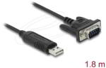 Delock - USB 2.0 soros RS-232 adapterhez kompakt soros konnektor házzal 1, 8 m - 66282 (66282)