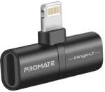  Promate Átalakító - IHINGE LT (2in1, Lightning adapter, fekete) (IHINGE-LT. BLACK) (IHINGE-LT.BLACK) - firstshop