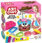 EMC ONSHOP Set Plastilina Tort Zi de Nastere, 4x 50g (29121208212)