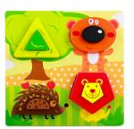 EMC ONSHOP Puzzle 2D, lemn, animale salbatice (65456) Puzzle