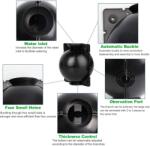 EMC ONSHOP Dispozitiv de inradacinare a plantelor EMC ONSHOP®, diametru 12 cm, altoire plante, plastic, Negru (ML-RADACINI)