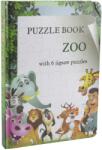 EMC ONSHOP Puzzle Book Zoo, Carte cu 6 Puzzle-uri cu Animale de la Zoo, Piese Mari si Rezistente, 3 ani + (6942248800339) Puzzle