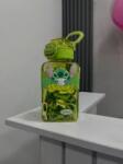 EMC ONSHOP Sticla Copii cu Capac Flip si Maner, Model de genul Stitch, Verde, 750 ml (JML94-21I)