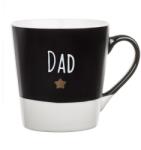 EMC ONSHOP Cana New Bone cu mesaj "DAD", Cadou perfect pt Tata, Alb/Negru, 8.4 x 8 cm, 220ml (1226253)