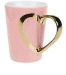 EMC ONSHOP Cana New Bone Roz Maner Auriu Inima, Imprimeu "LOVE", 8 x 11 cm, 350ml (1225720)