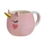 EMC ONSHOP Cana Ceramica 3D Unicorn "Believe in Magic", MAner Curcubeu, Roz, 9 x 10 cm, 580 ml (1216601)