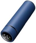 EMC ONSHOP Termos, afisaj Led cu ecran tactil, indicator temperatura, otel inoxidabil, 500ml, Albastru (Termos-albastru4)