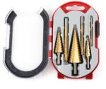 EMC ONSHOP Set 6 burghie in cutie de depozitare, 3 marimi in trepte si 3 cu rasucire, pt prelucrarea metalelor, lemnului etc (ML-20-49) Burghiu