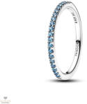 Pandora Csillogó kék fél örökkévalóság gyűrű 54-es méret - 192999C03-54