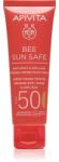 APIVITA Bee Sun Safe Anti-Spot and Anti-Age Tinted Face Cream SPF50 crema de fata cu efect de protectie SPF 50 culoare Tinted 50 ml
