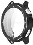 GIGAPACK Huawei Watch GT Runner 2 GIGAPACK Műanyag keret BUMPER, ütésállóság + kijelzővédő üveg, FEKETE (GP-186919) (GP-186919)