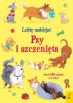 Wilga Psy i szczenięta. Lubię naklejać Carte de colorat