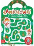 praca zbiorowa Puzzle-uri cu om de zăpadă. Cărticică cu abțibilduri Carte de colorat