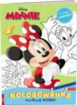 praca zbiorowa Minnie. Carte de colorat după cod Carte de colorat