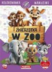 Salamon Katarzyna Zwierzątka w zoo z naklejkami Carte de colorat