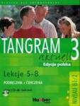 Hueber Tangram Aktuell 3, Carte de curs și caiet de exerciții cu CD, lecțiile 5-8, ediție poloneză
