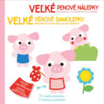 YOYO Books Autocolante mari din spumă - Cei trei purceluși