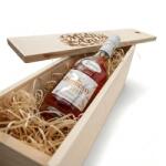 Hennessy Pachet Cadou Cutie Lemn Personalizata Coniac Hennessy VSOP 40% 0.7L