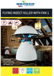 WEITECH Ventillátoros csapda repülő rovarokra - 3 funkciós /Led UV+ventilátor/ (WK0120)