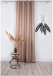 Mendola Interior Atacama függöny gyűrűkkel, árnyékoló, 140x260cm, 100% poliészter, 320 GSM, Barna